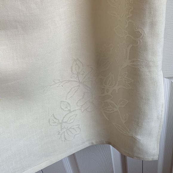 LYNN CANTIN-ivory women’s lined & belted tunic dress straight-line comfy design - Picture 4 of 10